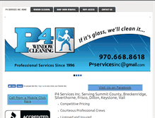 Tablet Screenshot of p4servicesinc.com
